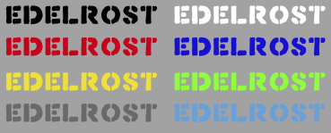 Preview: Aufkleber Edelrost